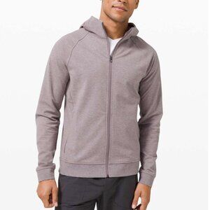 Lululemon City Sweat Zip Hoodie French Terry Heathered Lunar Rock Size XL